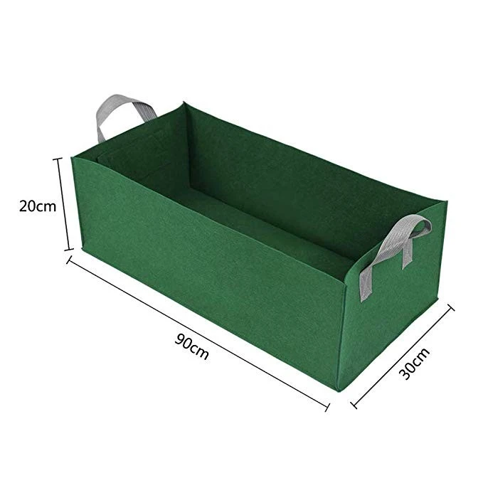 Air Root Felt Square Fabric Garden Planting Bed With Handles